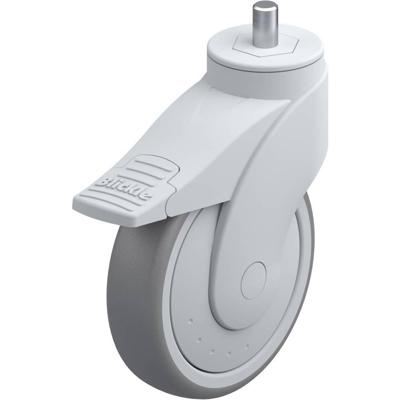 Blickle LWG-TPA 126KF-FI-GS12 Zwenkwiel met rem Wieldiameter: 125 mm Draagvermogen (max.): 110 kg 1 stuk(s)