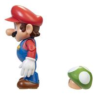 Super Mario Action Figure - Mario with 1-UP Mushroom (version A) - thumbnail