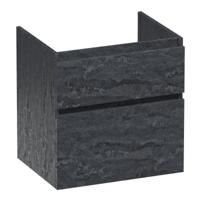 Brauer Delight - Onderkast - 60 cm - met 2 Softclose Lades Greeploos en 1 Sifon Uitsparing - Damascus - thumbnail