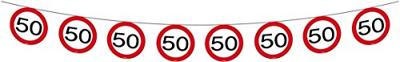 Vlaggenlijn Papier Verkeersbord 50
