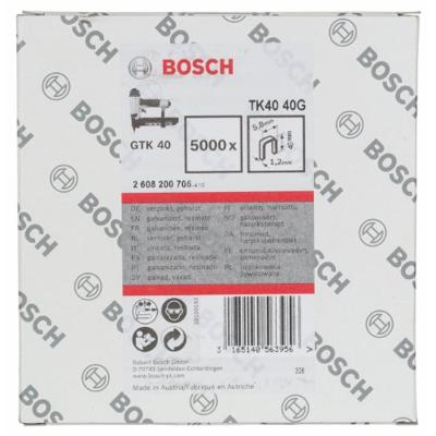 Bosch Accessories 2608200705 Nieten met smalle rug 5000 stuk(s) Afm. (l x b) 38 mm x 5.8 mm