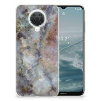Nokia G20 | G10 | TPU | Siliconen hoesje | Marmer Grijs - thumbnail