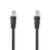 BNC-Videokabel | BNC Male | BNC Male | Vernikkeld | 75 Ohm | 5.00 m | Rond | PVC | Zwart | Label - thumbnail