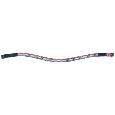 Rossner Fourany frontriem geel maat:cob