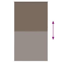 Rolgordijn verduisterend koffie 120x230 cm stofbreedte 116,6 cm - thumbnail