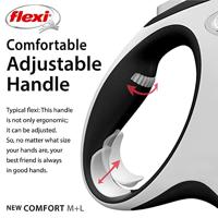Flexi rollijn new comfort tape zwart - thumbnail