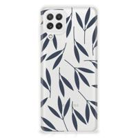 Samsung Galaxy A22 4G | M22 | TPU Case | Leaves Blue - thumbnail