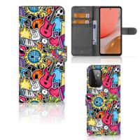 Samsung Galaxy A72 | Wallet Case | met Pasjes | Punk Rock - thumbnail