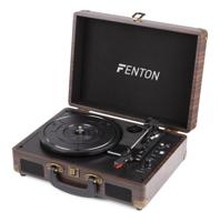 Fenton RP115B retro platenspeler met Bluetooth en USB - Houtlook - thumbnail