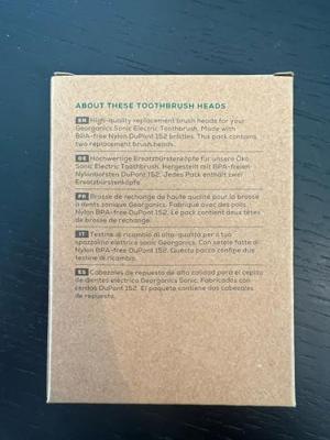 Georganics Sonic replacement heads 2 Stuks