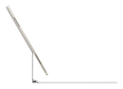 Apple Magic Keyboard-hoes voor de 13-inch iPad Air (M3), comfortabel typen, ingebouwde trackpad, Deens - Wit ​​​​​​​