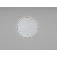 Wiesbaden Ronde Spiegel Novi met LED, Dimbaar 60 cm Geborsteld Messing - thumbnail