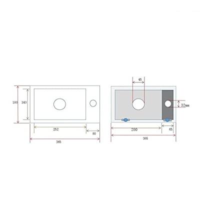 Fontein Wiesbaden Mini-Rhea Links 36,5x18x9 cm Quartz