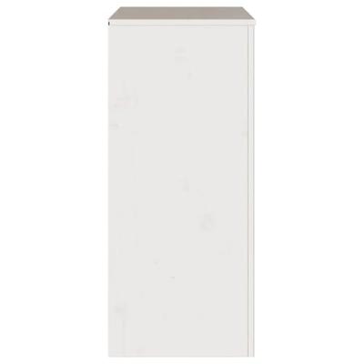 Ladekast Drammen Wit 76,5 x 40 x 91 cm Massief grenenhout