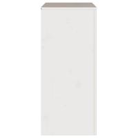 Ladekast Drammen Wit 76.5 x 40 x 91 cm Massief grenenhout - thumbnail