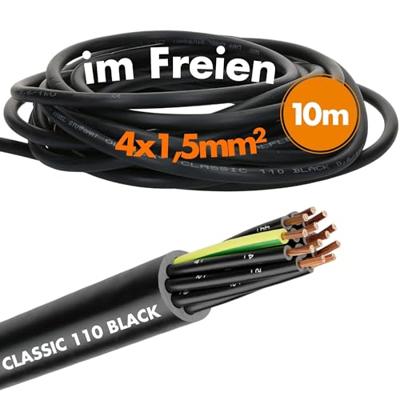 LAPP ÖLFLEX® CLASSIC BLACK 110 Stuurstroomkabel 4 G 1.5 mm² Zwart 1120309/1 per meter