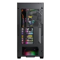 MONTECH AIR 903 MAX Midi-tower PC-behuizing Zwart 4 voorgeïnstalleerde LED-ventilators - thumbnail