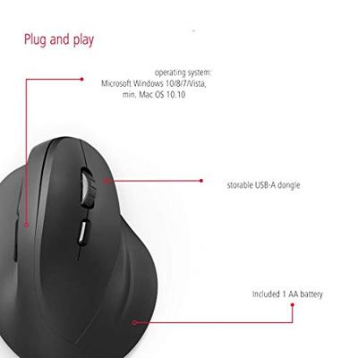 Hama 00182699 muis Kantoor Rechtshandig RF Draadloos Optisch 1400 DPI
