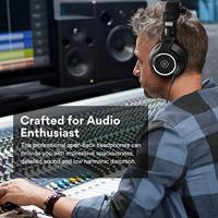 OneOdio Monitor 80 Over Ear koptelefoon Kabel Stereo Zwart High-Resolution Audio Vouwbaar, Zwenkbare oorschelpen Studio - thumbnail