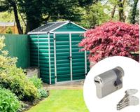 YALE Half cilinderslot - voor garagedeur - 6 pins - 4 sleutels - 30 x 10 mm - thumbnail