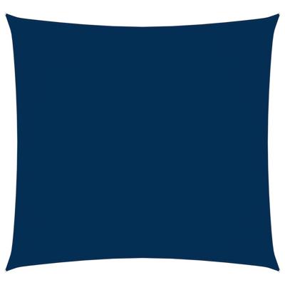 Zonnescherm vierkant 5x5 m oxford stof blauw