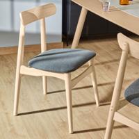 Kave Home Eetkamerstoel 'Nayme', kleur Donkergrijs - thumbnail