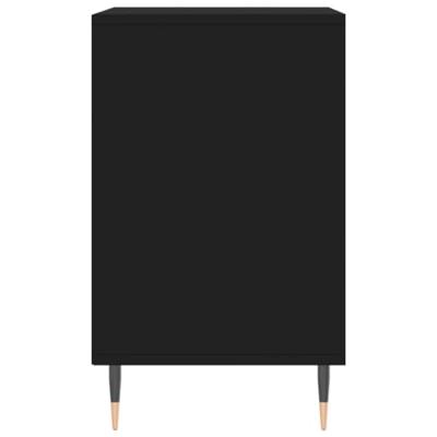 Schoenenkast 102x36x60 cm bewerkt hout zwart