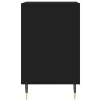 Schoenenkast 102x36x60 cm bewerkt hout zwart - thumbnail