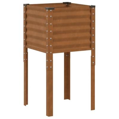 VidaXL Plantenbak 45x45x88 cm weerbestendig staal VidaXL Plantenbak 45x45x88 cm weerbestendig staal