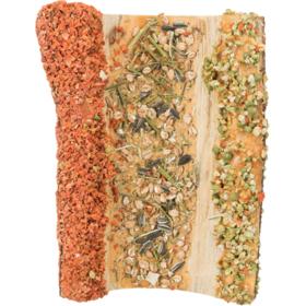 TRIXIE HOUTEN BRUG MET GROENTE EN NOTEN 20X16X8 CM 2 ST