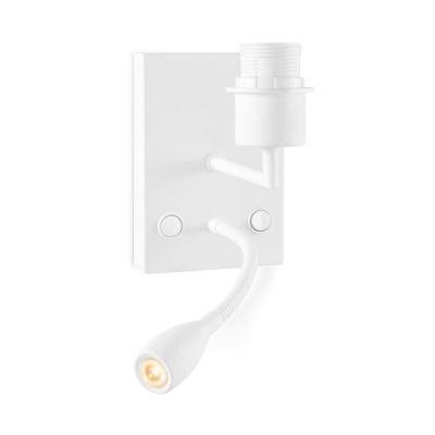 Home sweet home read wandlamp met leeslamp wit
