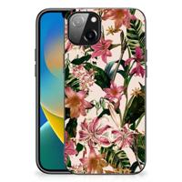 iPhone 14 Plus Bloemen Hoesje Flowers - thumbnail
