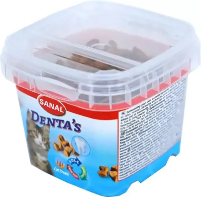 Sanal bites Denta&apos;s kattensnack, 75g