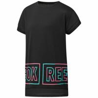 Dames-T-Shirt met Korte Mouwen Reebok Dance Girls Squad Zwart - Maat: XS - thumbnail
