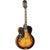 Epiphone Original Collection Broadway Left-Handed Vintage Sunburst linkshandige semi-akoestische gitaar met premium gigbag - thumbnail