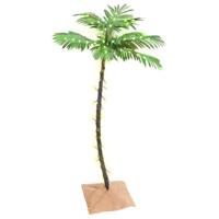VidaXL Palmboom led 72 led's warmwit 120 cm - thumbnail