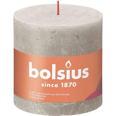 Bolsius Rustiek stompkaars 100/100 Grijs