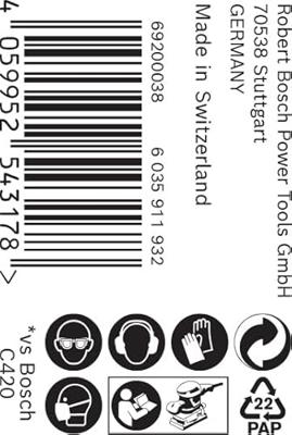 Bosch Accessoires Expert C470 schuurpapierrol voor handmatig schuren 115 mm x 50 m, K80 - 1 stuk(s) - 2608900979 Bosch Accessoires Expert C470 schuurpapierrol voor handmatig schuren 115 mm x 50 m, K80 - 1 stuk(s) - 2608900979