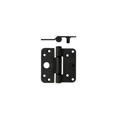 Intersteel Glijlagerscharnier afgerond SKG3 89x89x3mm DIN rechts - mat zwart Intersteel Glijlagerscharnier afgerond SKG3 89x89x3mm DIN rechts - mat zwart