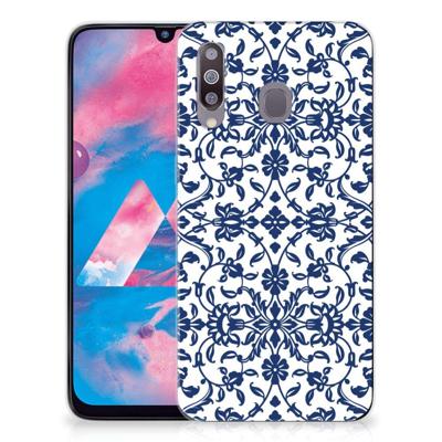 Samsung Galaxy M30 | TPU Case | Flower Blue