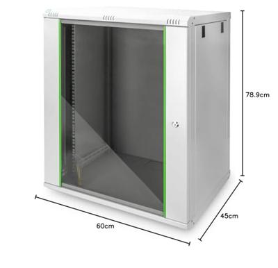 Digitus DN-19 16-U-EC 19inch-wandkast (b x h x d) 600 x 816 x 450 mm 16 HE Grijs-wit (RAL 7035) Digitus DN-19 16-U-EC 19inch-wandkast (b x h x d) 600 x 816 x 450 mm 16 HE Grijs-wit (RAL 7035)
