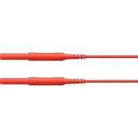 Schützinger HSPL 8568 / AWG16 / 50 / RT Veiligheidsmeetsnoer Stekker 4 mm Stekker 4 mm Rood 1 stuk(s) - thumbnail