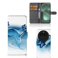 OPPO Find X6 Pro | Telefoonhoesje | Met pasjeshouder | Vlinders - thumbnail