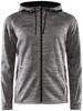 Craft 1909132 Adv Unify Fz Hood Men - Dk Grey Melange - M