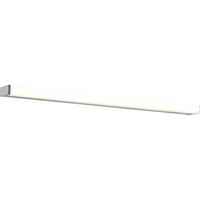 LED Wandlamp 20W Mat Chroom - Warm Wit 3000K - Spatwaterdicht IP44 - thumbnail