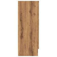 Boekenkast 82,5x30,5x80 cm bewerkt hout artisanaal eikenkleurig - thumbnail