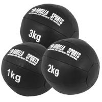 Medicine ball set 6 kg leer - thumbnail