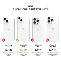 UAG Monarch Pro MagSafe Cover Apple iPhone 15 Plus Zwart Stootbestendig - thumbnail