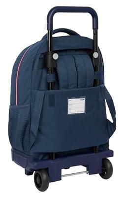 Schoolrugzak met Wielen El Ganso Classic Marineblauw 33 X 45 X 22 cm