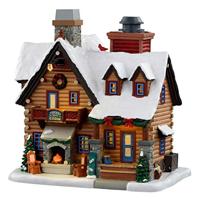 Thicket falls cabin (smoking) with 4.5v adaptor Kersthuisje LEMAX - Lemax - thumbnail